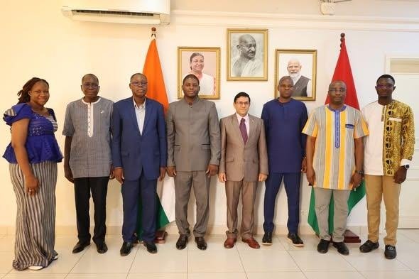 On June 2, 2026, Ambassador received a delegation of DADOH University, Burkina Faso led by Dr. Issake KIEMTORE, Vice-President.