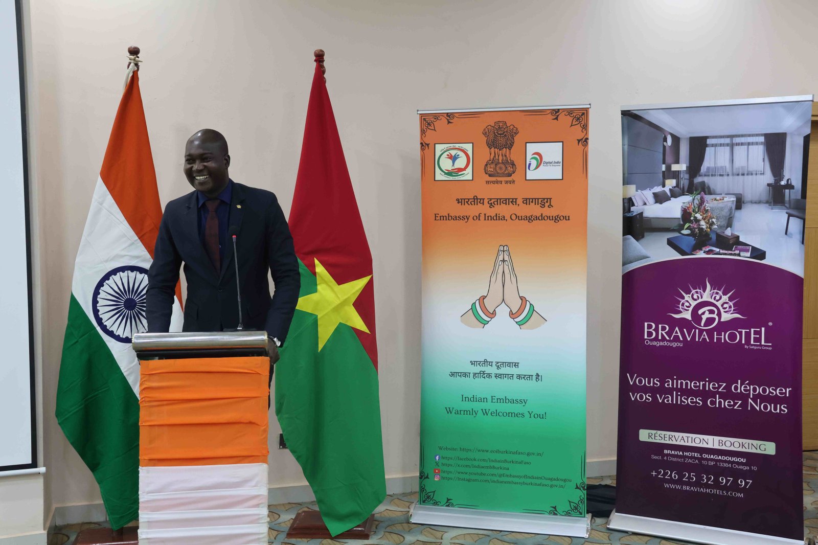 Incredible India event organized by Embassy of India in Ouagadougou