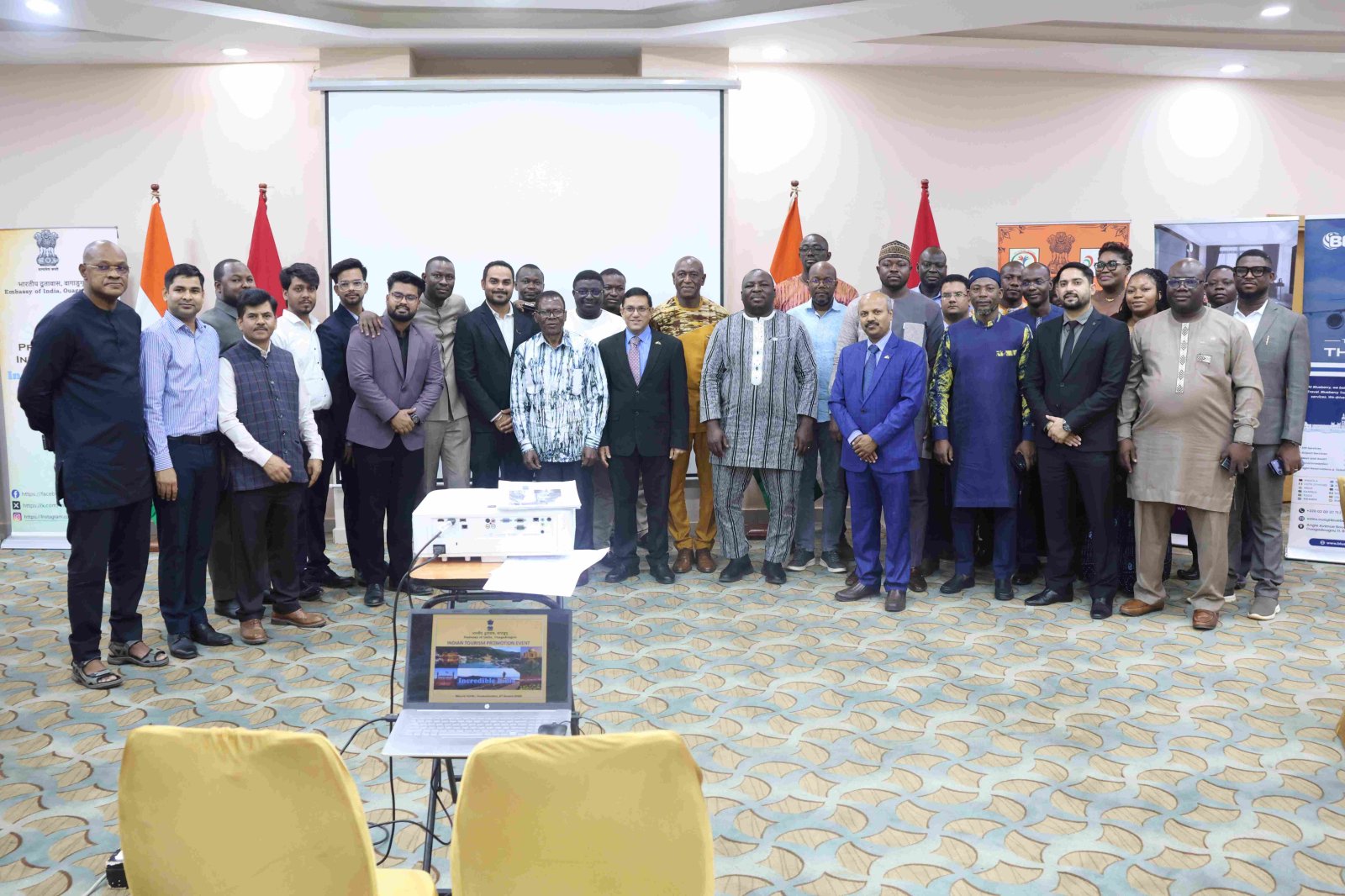Incredible India event organized by Embassy of India in Ouagadougou