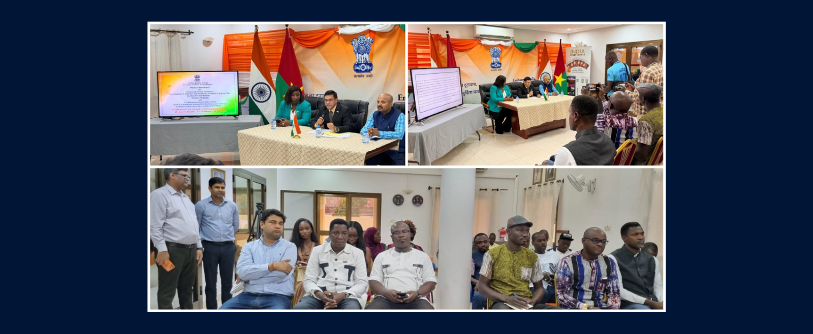 Ambassador held a press briefing on India’s 6th National Family Health Survey (NFHS-6).