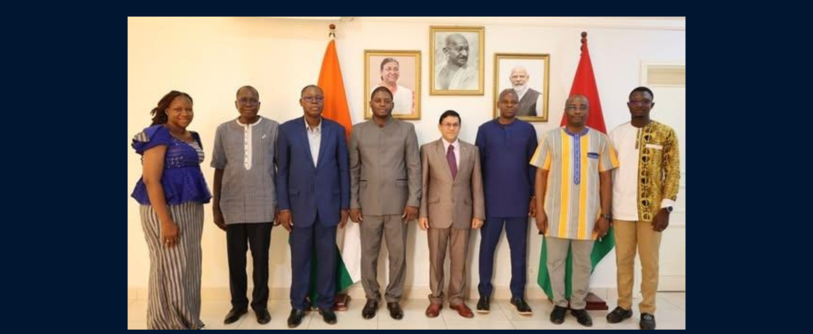 On June 2, 2026, Ambassador received a delegation of DADOH University, Burkina Faso led by Dr. Issake KIEMTORE, Vice-President.