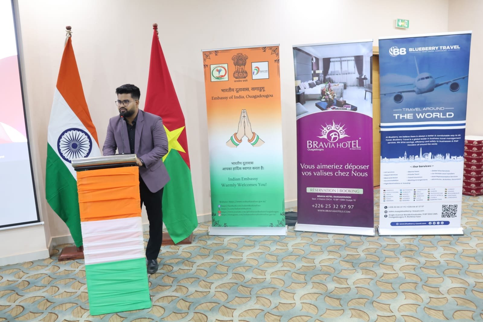 Incredible India event organized by Embassy of India in Ouagadougou