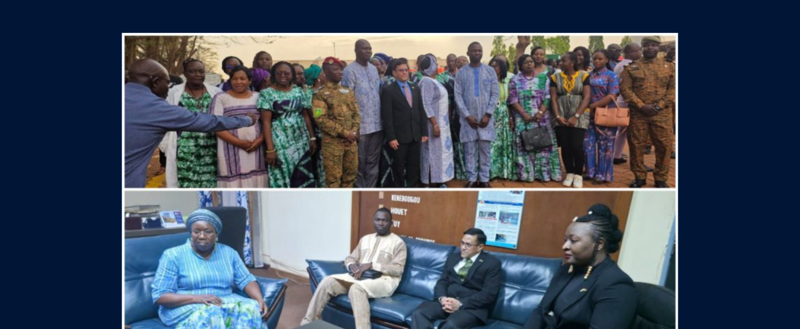 On 31 December 2025, Ambassador paid courtesy call on H.E. Karamoko Jean-Marie Traore, Minister of Foreign Affairs, Regional Cooperation and Burkinabe Abroad.