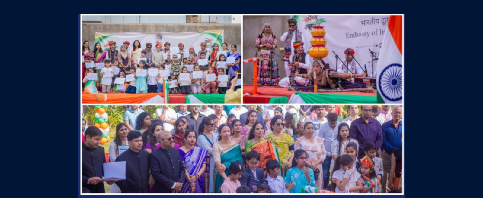 26 Jan 2026- Flag Unfurling and celebration of Republic Day at Embassy Residence