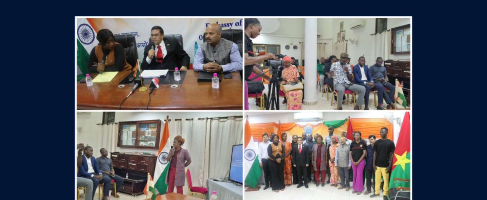 30 March 2026 - Ambassador addressed members of the media at a press briefing held at the Embassy of India in Ouagadougou.