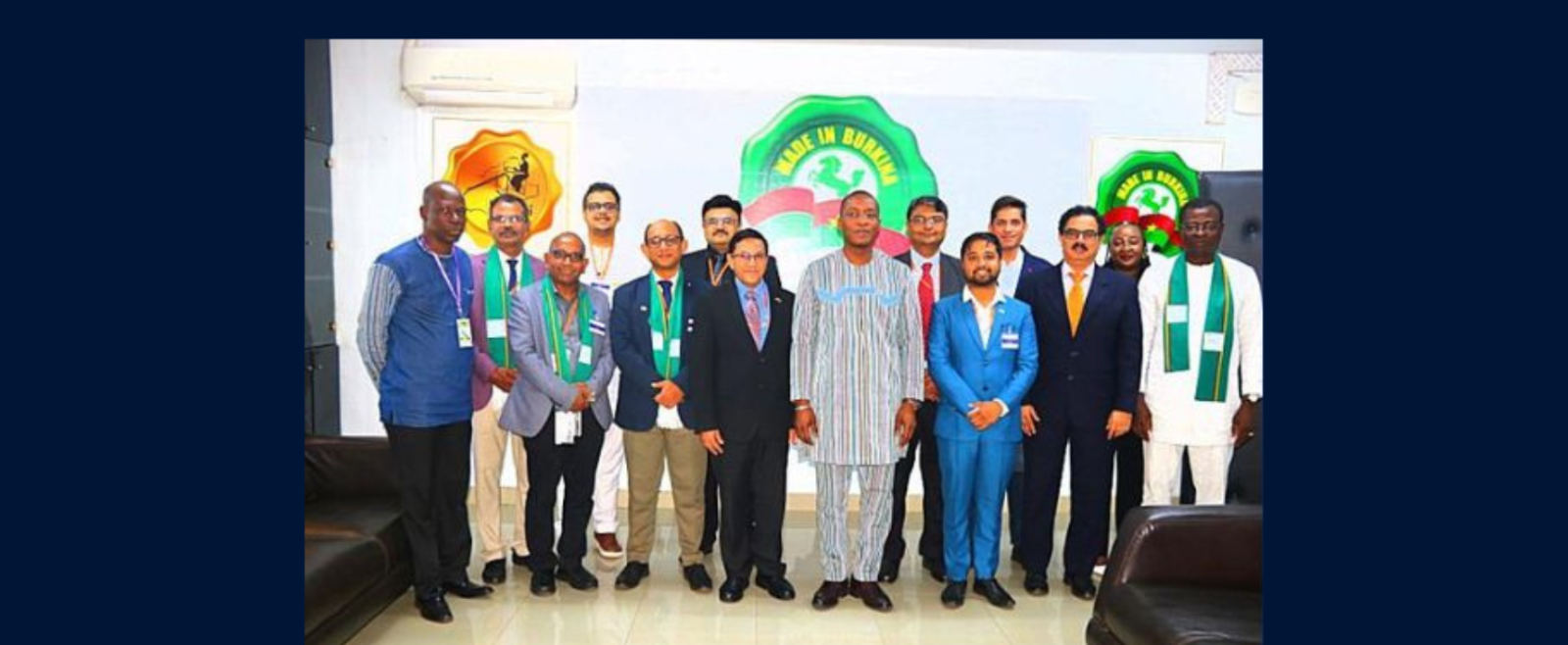 Ambassador Om Prakash Meena and CII Delegation meet Minister of Industry, Commerce and Handicrafts.
