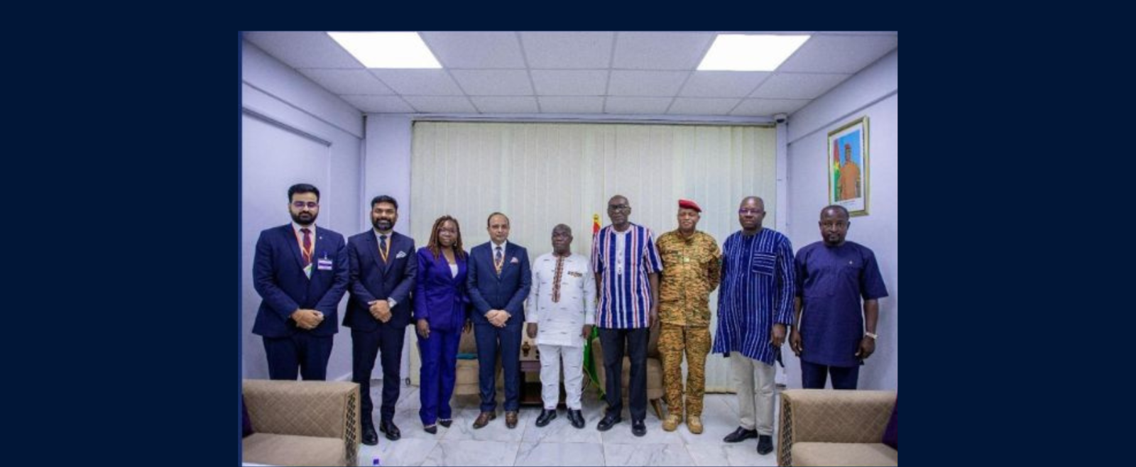 CII Business Delegation met Minister of Infrastructure and Accessibility, Burkina Faso.