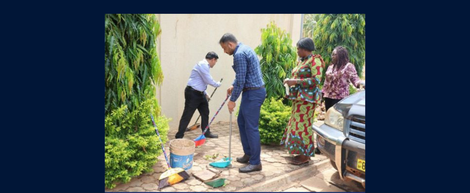 Embassy participates in “Shramdaan” under Swachhata Hi Seva 2025 Campaign.