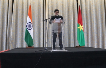 Republic Day Celebration, 2020 function of Embassy of India, Ouagadougou.