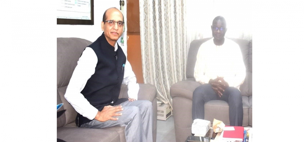 Ambassador met the Minister of Energy, Mining and Quarries, Burkina Faso, H.E. Mr. Yacouba Zabre GOUBA on 8 Feb 2024.