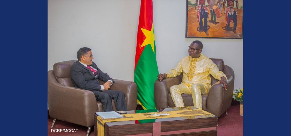 Ambassador Om Prakash Meena called on the Burkinabe Minister of Communication, Culture, Arts, and Tourism, H.E. Mr. Pingdwendé Gilbert OUEDRAOGO on July 25, 2025