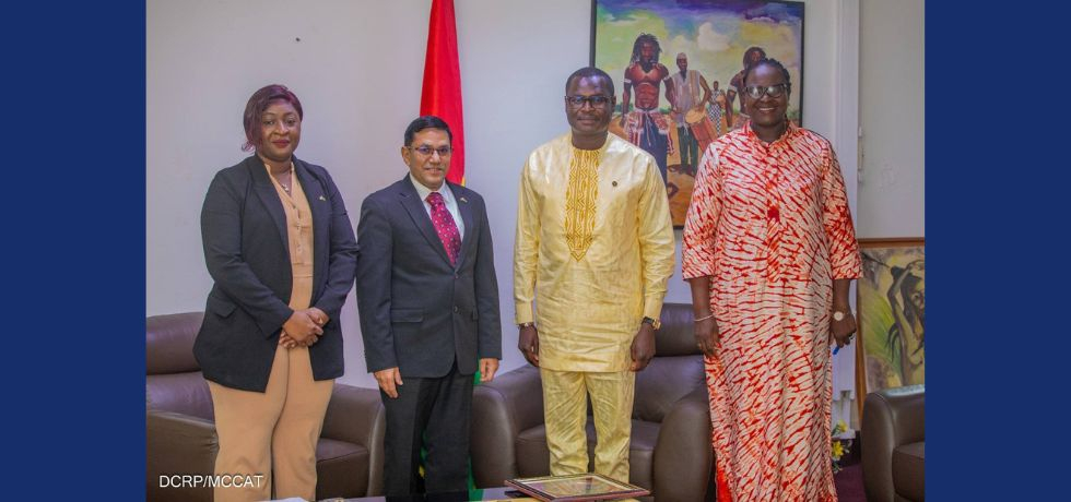 Ambassador Om Prakash Meena called on the Burkinabe Minister of Communication, Culture, Arts, and Tourism, H.E. Mr. Pingdwendé Gilbert OUEDRAOGO on July 25, 2025