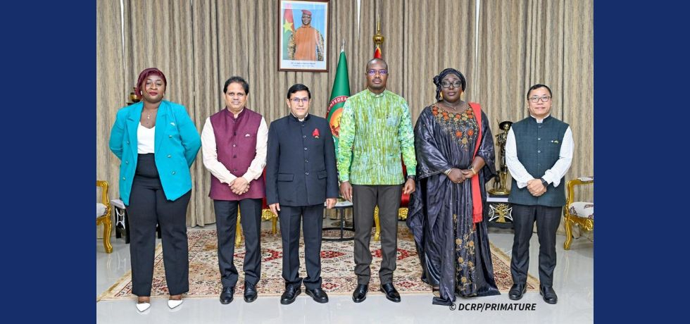 Ambassador Om Prakash Meena called on Prime Minister of Burkina Faso, H.E. Mr. Rimtalba Jean Emmanuel Ouedraogo on July 17, 2025