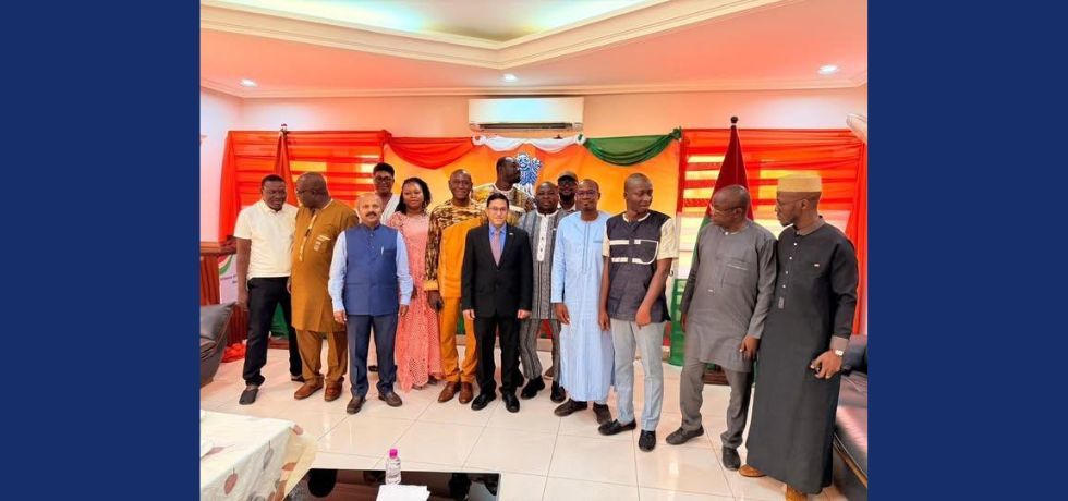 28 March,2026 - Ambassador met Mr. M. Ibrahima GNANKINE, Permanent Secretary, Presidency of Faso who is leading a 20 member Burkinabe Business delegation to India to explore business opportunities in multi-sectors.