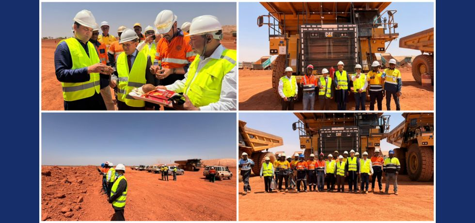 19 April, 2026 - Ambassador visited Ouahigouya region and inaugurated the mining operations of Karma Mines. 