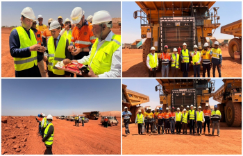 Ambassador visited Ouahigouya region and inaugurated the mining operations of Karma Mines. 